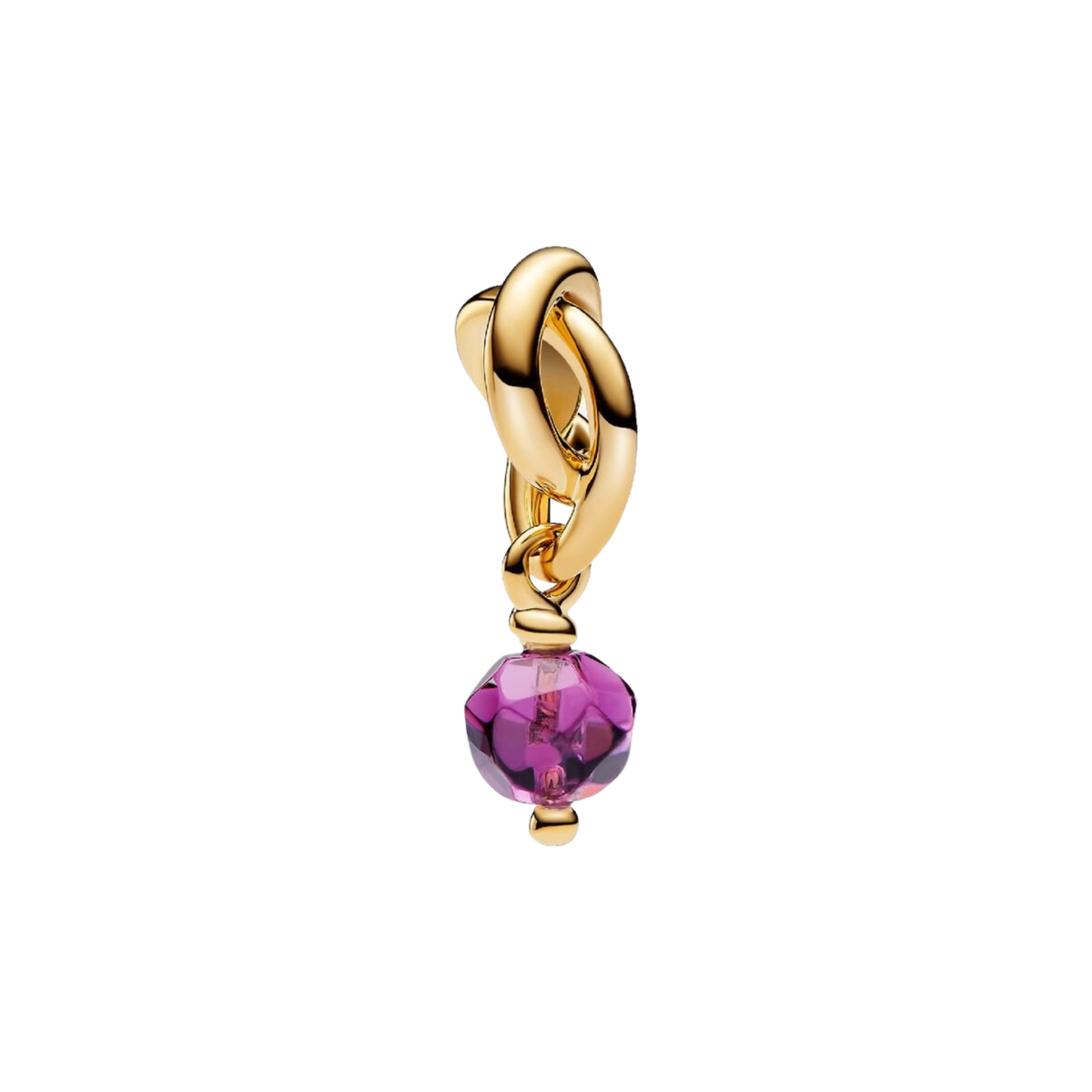 MOMENTS Charm Geburtsstein Februar Lila