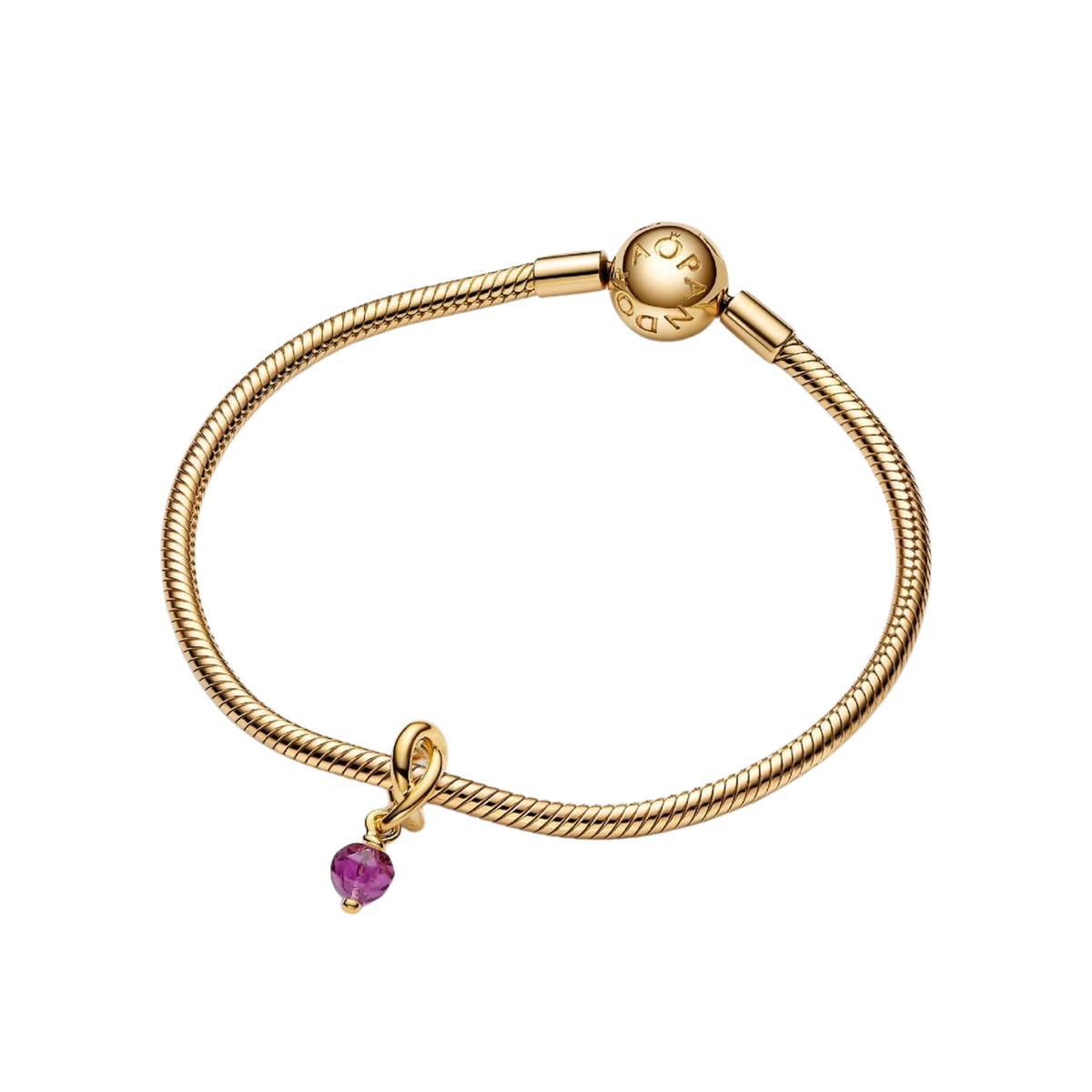 MOMENTS Charm Geburtsstein Februar Lila