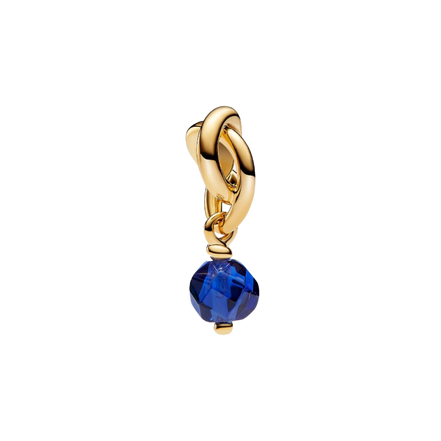 MOMENTS Charm Geburtsstein September Blau
