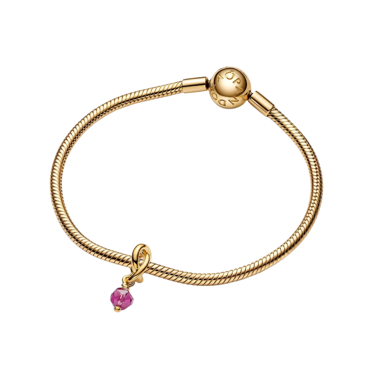 MOMENTS Charm Gebutsstein Oktober Rosa