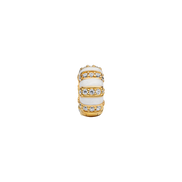 MOMENTS Charm Clip Zirkonia vergoldet