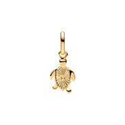 ME Charm Schildkröte grün vergoldet