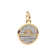 ME Charm Medallion Sonnenaufgang vergoldet