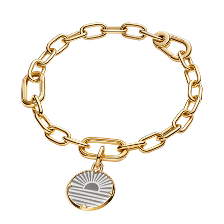 ME Charm Medallion Sonnenaufgang vergoldet