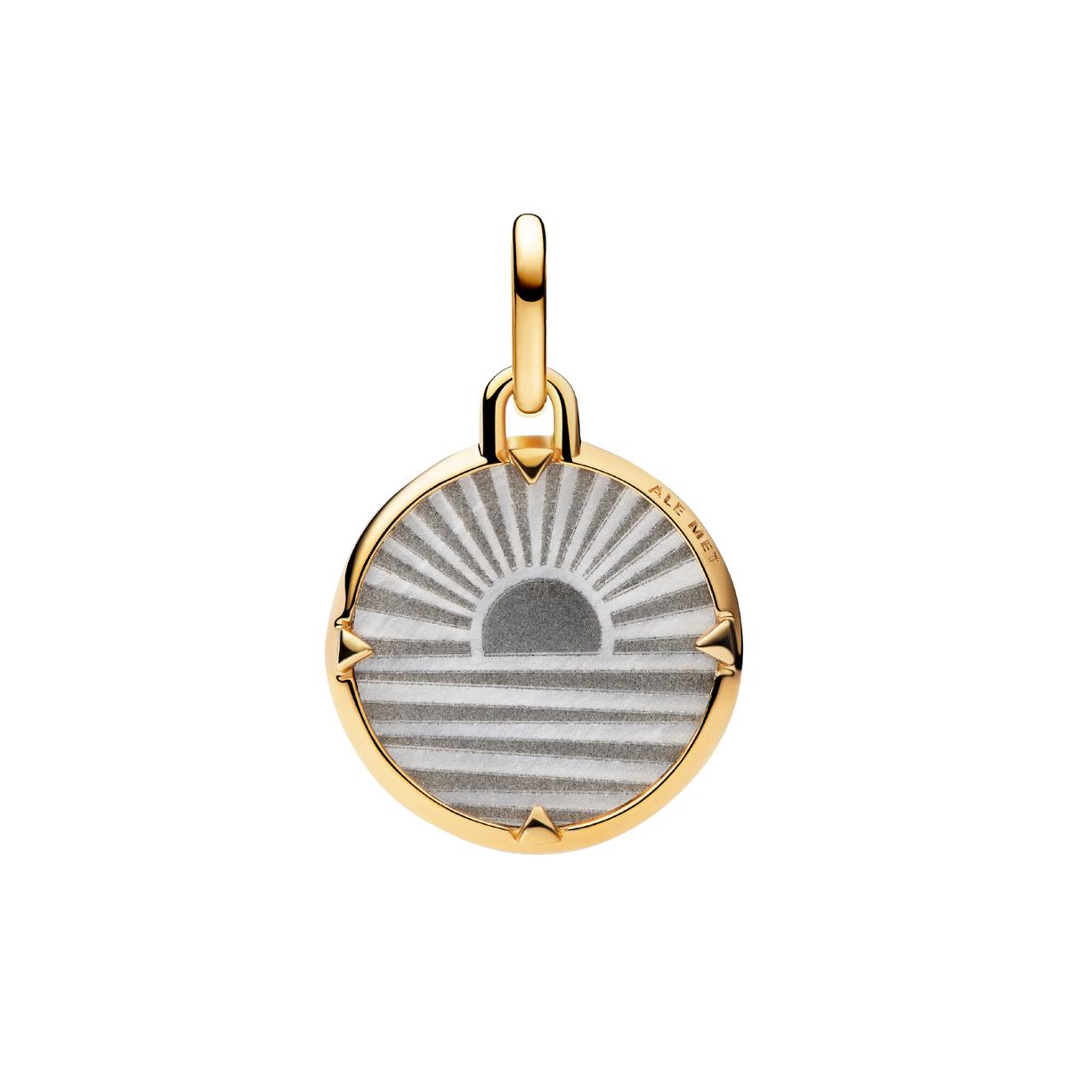 ME Charm Medallion Sonnenaufgang vergoldet