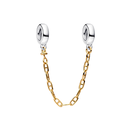 MOMENTS Sicherheitskette Charm bicolor