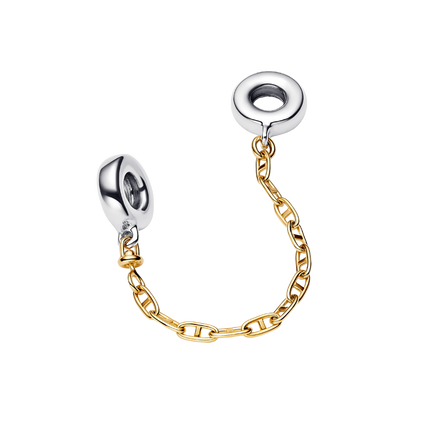 MOMENTS Sicherheitskette Charm bicolor