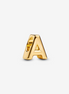 Charm Buchstabe A vergoldet