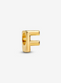 Charm Buchstabe F vergoldet