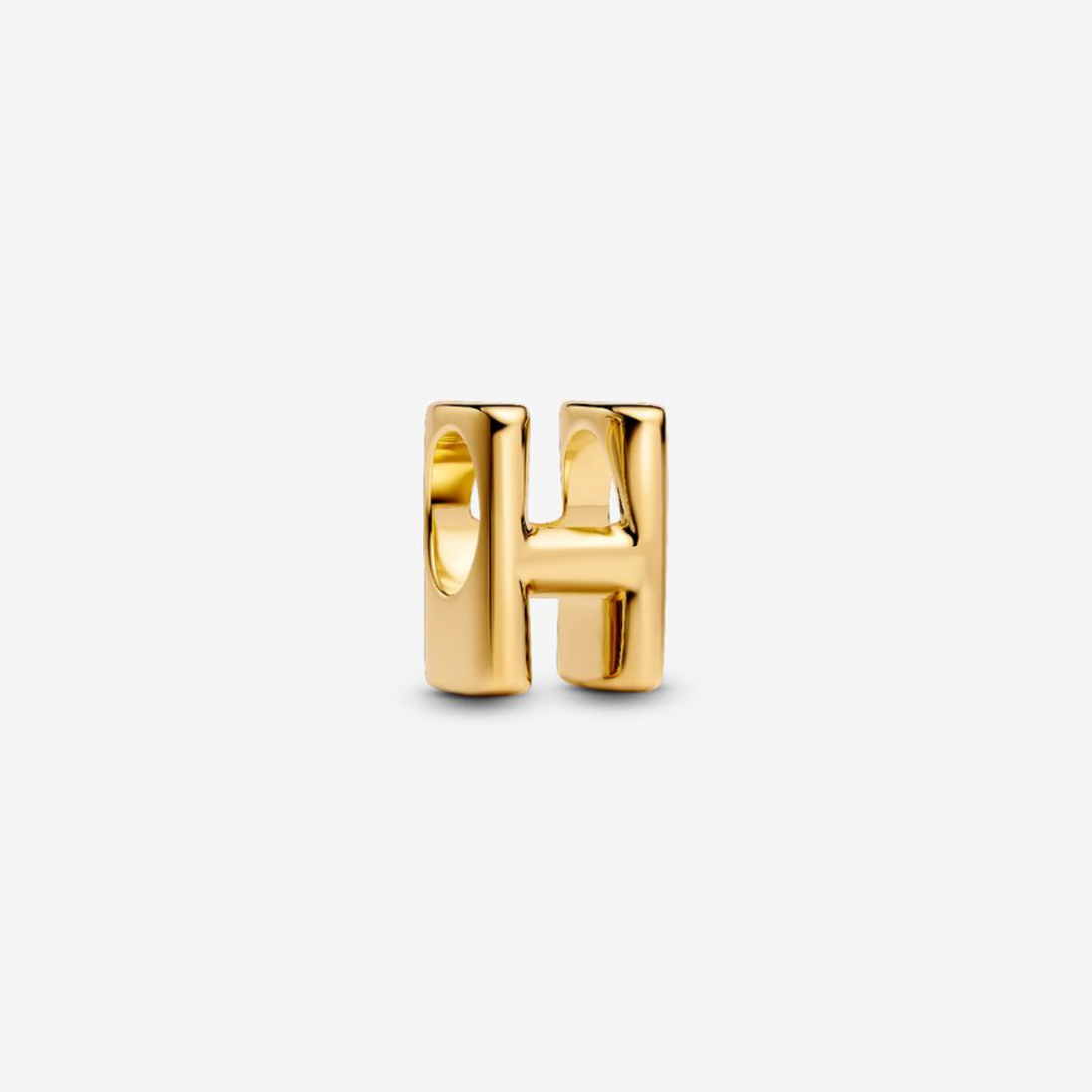 Charm Buchstabe H vergoldet