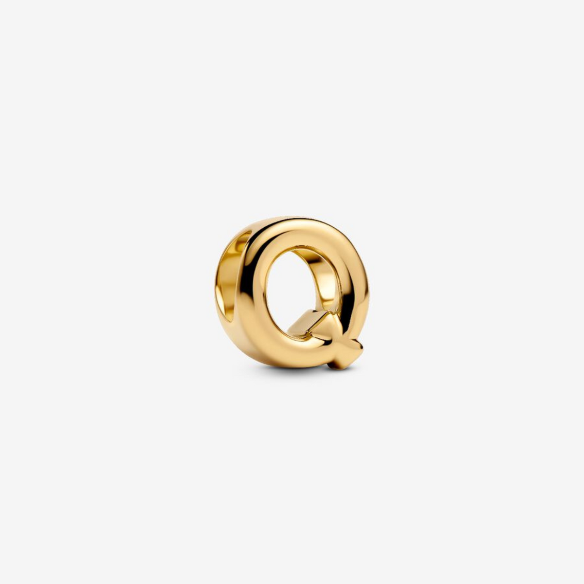 Charm Buchstabe Q vergoldet