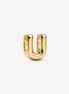 Charm Buchstabe U vergoldet