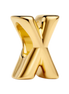 Charm Buchstabe X vergoldet