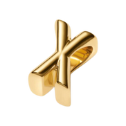 Charm Buchstabe X vergoldet