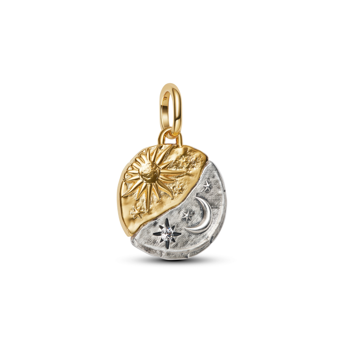 ME Charm Medallion Sonne & Mond bicolor