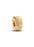 MOMENTS Charm Clip Zirkonia vergoldet