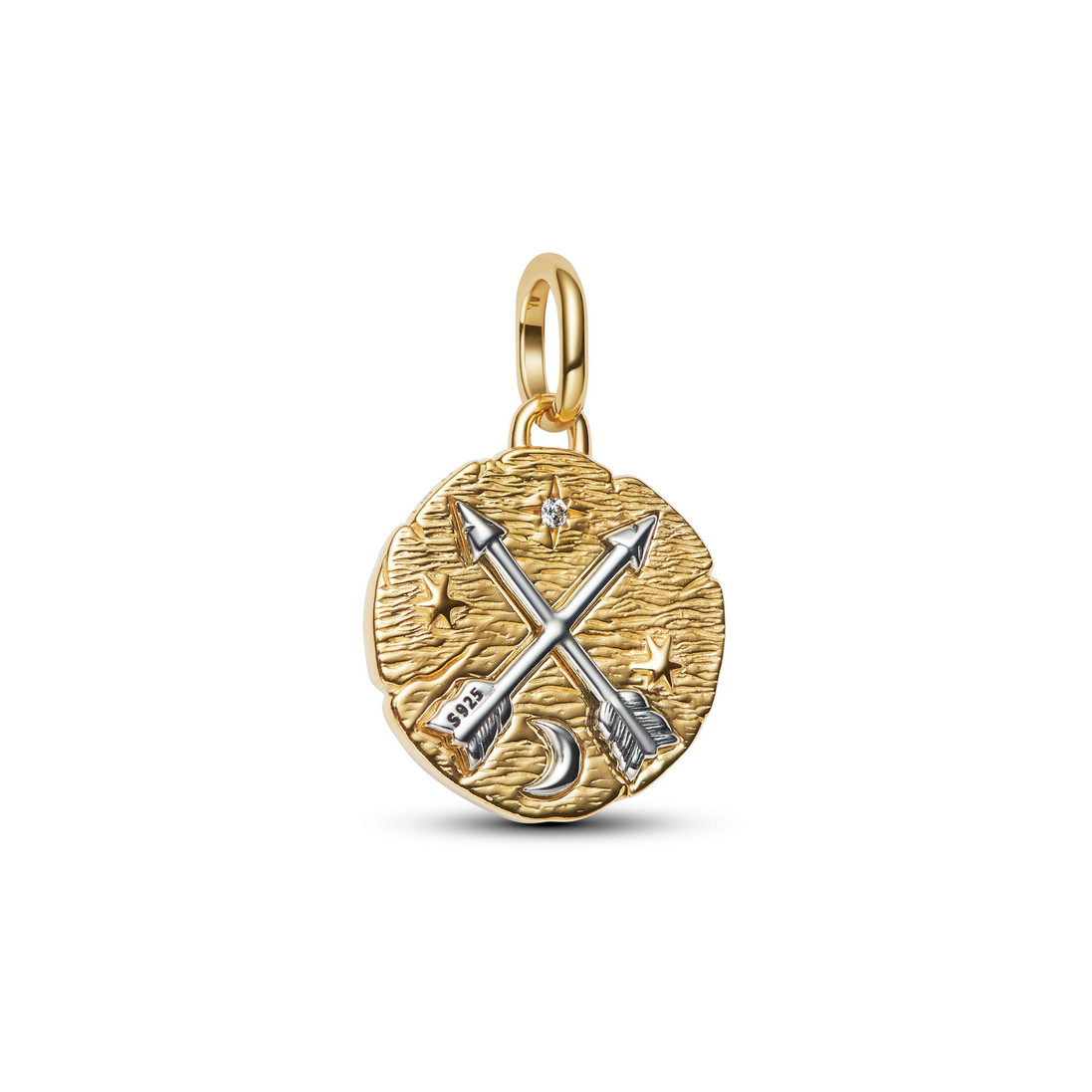 ME Charm Medallion Pfeile gekreuzt bicolor