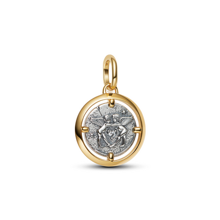 ME Charm Medallion Amor bicolor