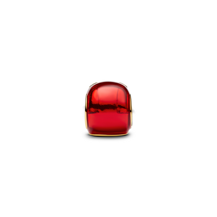 MARVEL Charm Iron Man Helm goldfarben rot