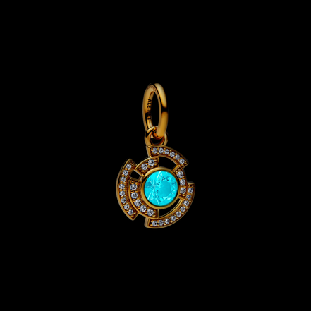 X MARVEL Charm-Anhänger Iron Man Lichtbogenreaktor g