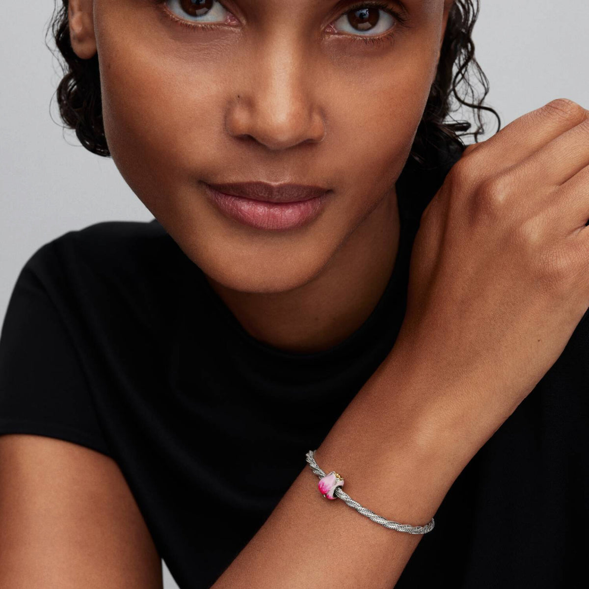 Pinke Tulpe Charm