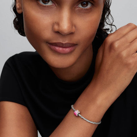 Pinke Tulpe Charm