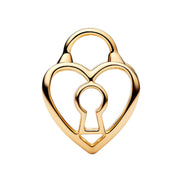 Herz Vorhängeschloss Charm