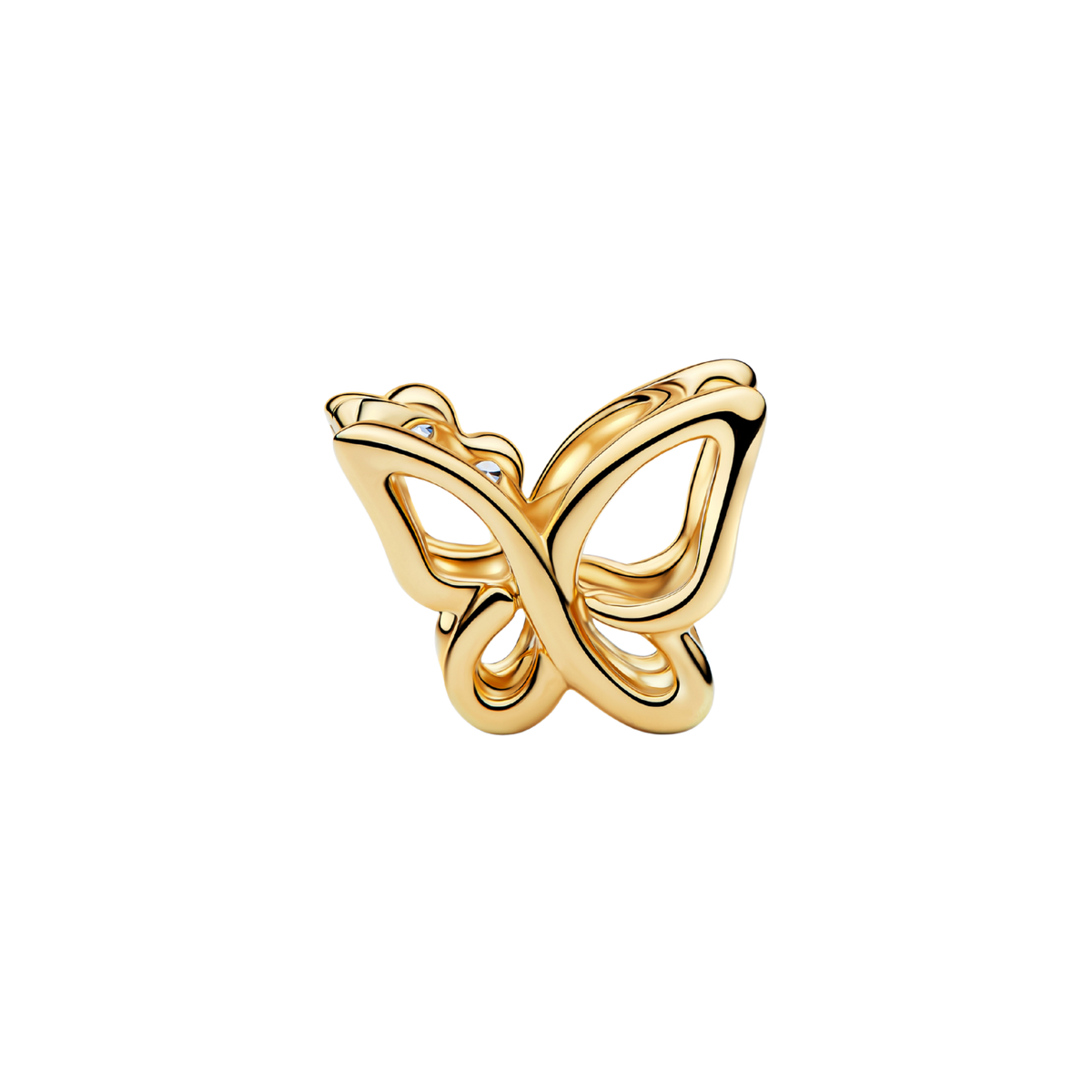 MOMENTS Charm Schmetterling goldfarben