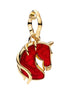 Rotes Pferd Charm