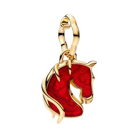 Rotes Pferd Charm