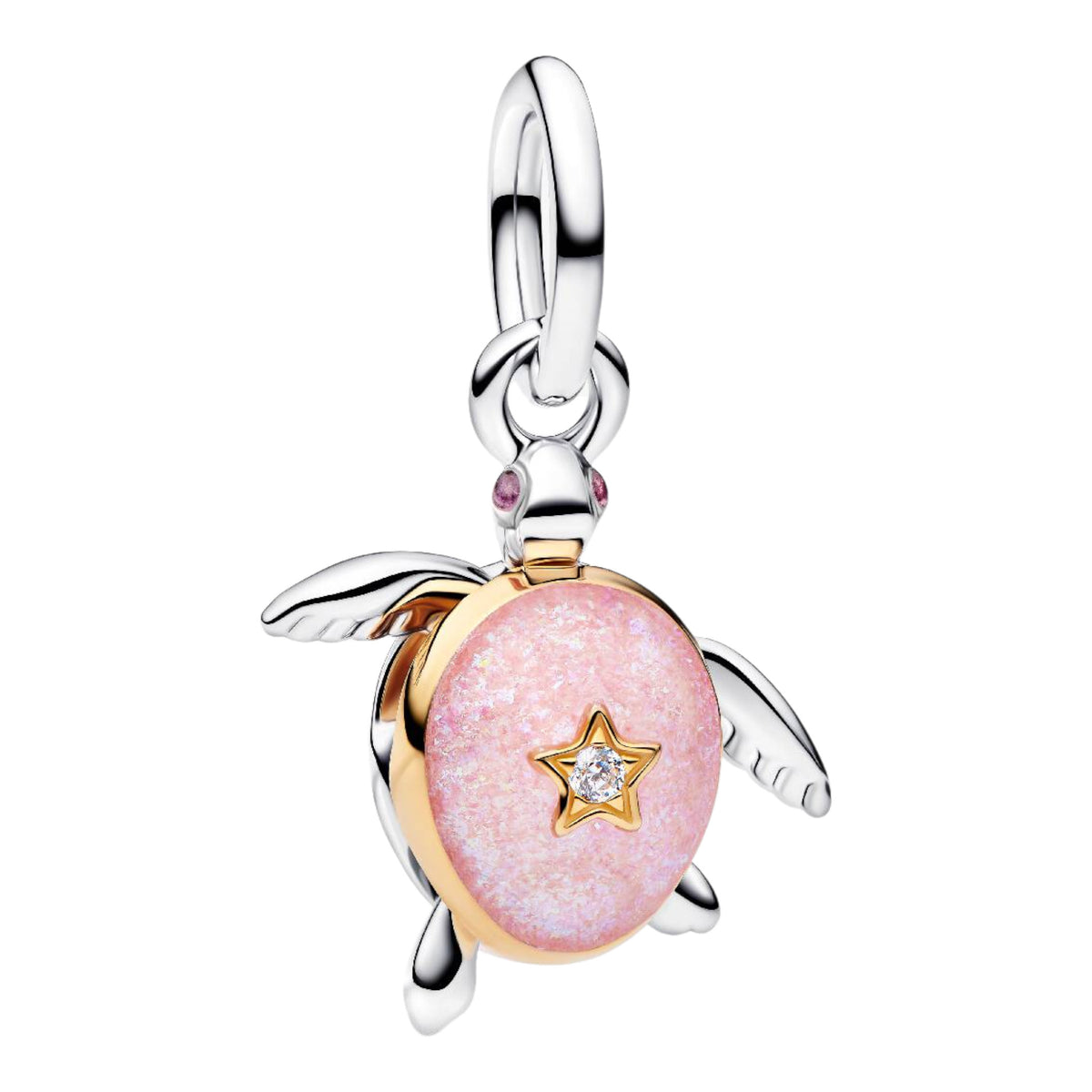Charm-Anhänger Schildkröte rosa
