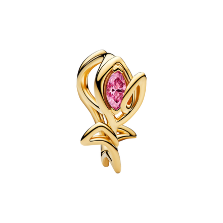 MOMENTS Charm Tulpe goldfarben