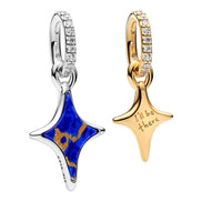 Teilbare Charm-Anhänger in Sternform