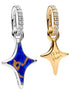 Teilbare Charm-Anhänger in Sternform