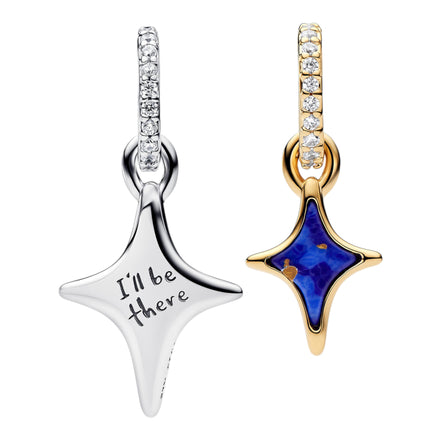 Teilbare Charm-Anhänger in Sternform