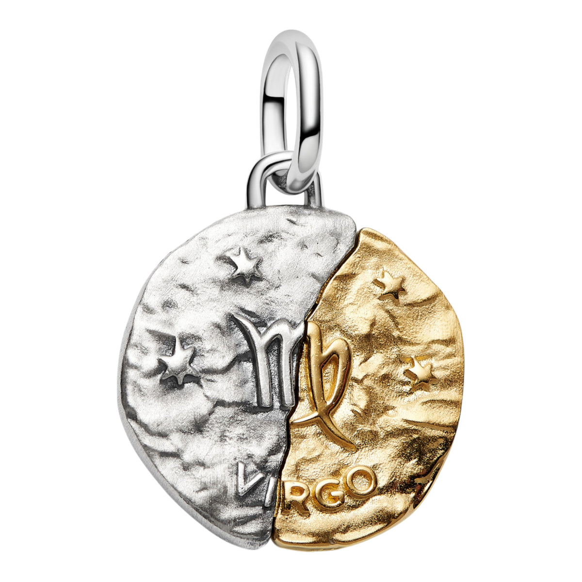 Medaillon Sternzeichen Jungfrau Bicolor mit Zirkonia