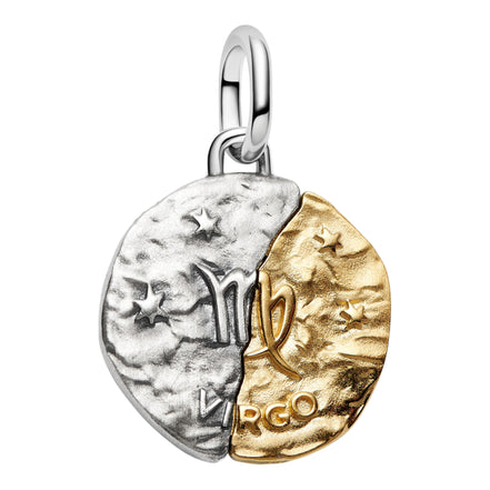 Medaillon Sternzeichen Jungfrau Bicolor mit Zirkonia