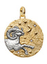 Medaillon Sternzeichen Widder Bicolor mit Zirkonia