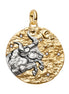 Großes Medaillon Sternzeichen Stier mit Zirkonia