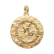 Medaillon Sternzeichen Steinbock Bicolor mit Zirkonia