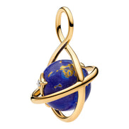 Blauer Planet Charm-Anhänger
