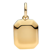 Blaues Sechseck Charm