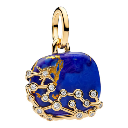 Sternenbild Charm-Anhänger mit Zirkonia