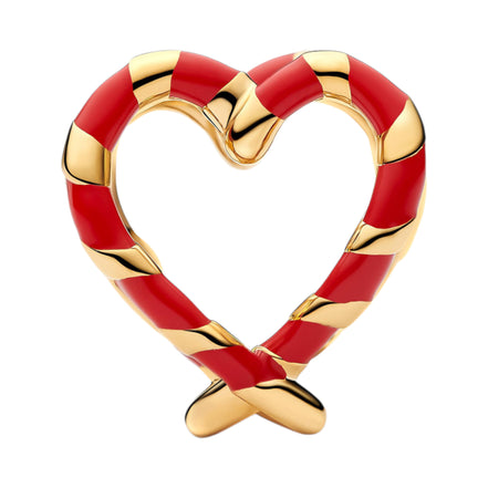 Herzförmiger Zuckerstangen-Charm