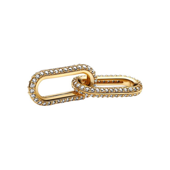 ME Charm Styling-Link Pavé vergoldet