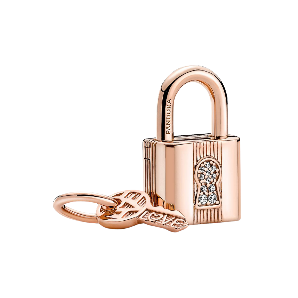 ME Charm Vorhängeschloss und Schlüssel