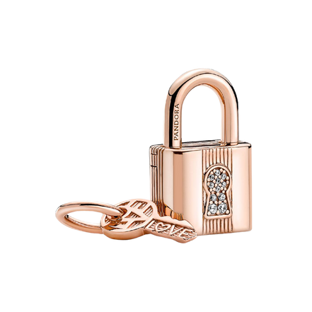 ME Charm Vorhängeschloss und Schlüssel