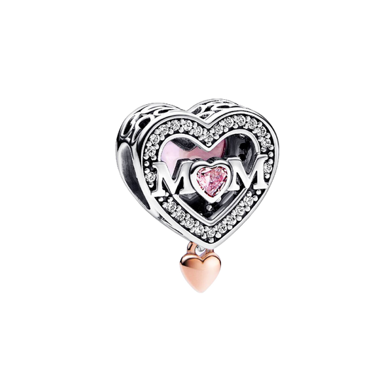 MOMENTS Charm Mom Herz Bicolor
