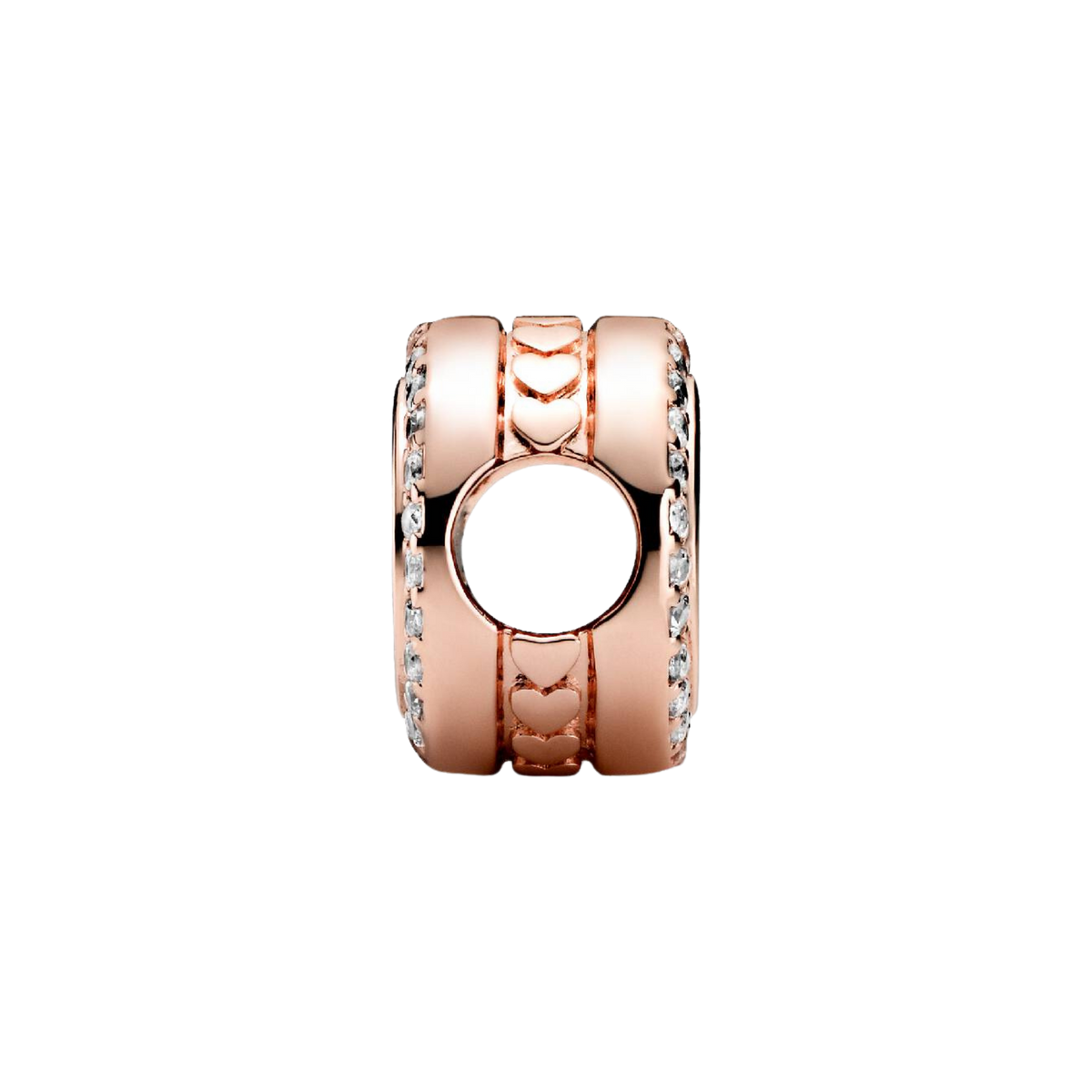 MOMENTS Charm Funkelnder Knopf Gravierbar