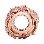 ROSE Charm Durchbrochenes Gänseblümchen rosé-vergoldet